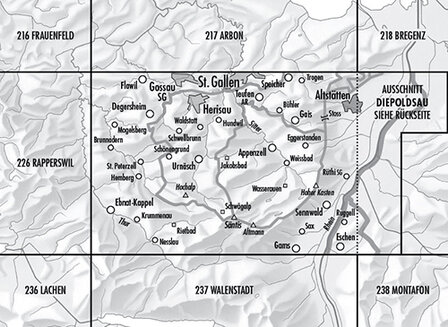 Swisstopo - 227T Appenzell