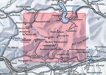 OeAV - Alpenvereinskarte 14 Dachsteingebirge (Weg + Ski)