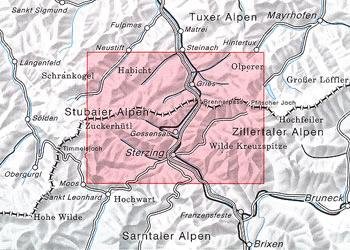 OeAV - Alpenvereinskarte 31/3 Brennerberge (Weg)