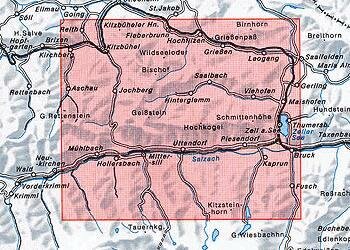 OeAV - Alpenvereinskarte 34/2 Kitzb&uuml;hler Alpen, Ost (Weg)