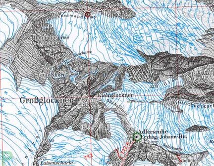 OeAV - Alpenvereinskarte 40 Glocknergruppe (Weg)