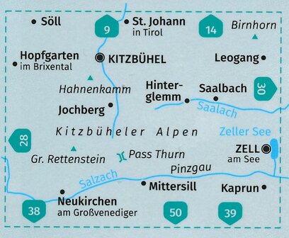 Kompass - WK 29 Kitzb&uuml;heler Alpen