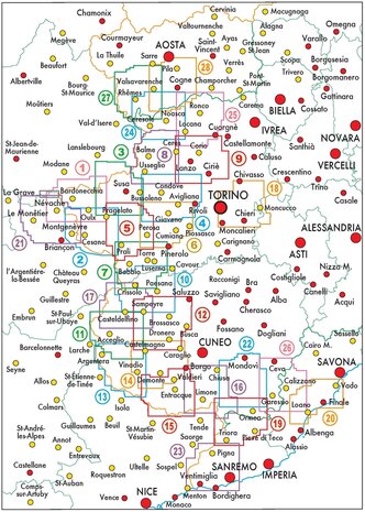 Bekijk hier de Fraternali wandelkaarten 1:25.000