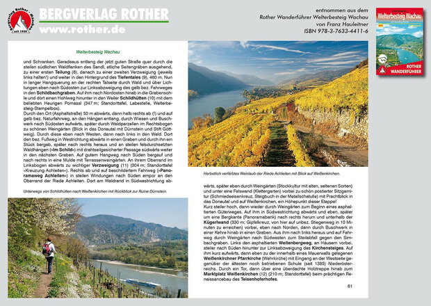 Rother - Welterbesteig Wachau wandelgids