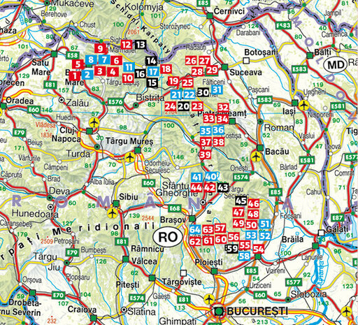 Rother - Rumänien - Ostkarpaten wandelgids