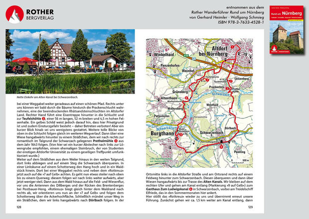 Rother - Rund um Nürnberg wandelgids