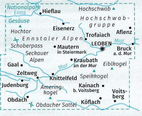 Kompass - WK 223 Sölktaler - Rottenmanner Tauern - Seckauer Alpen