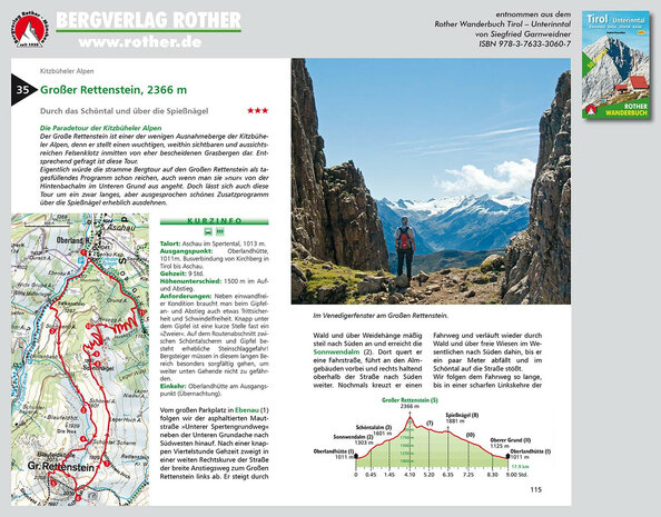 Rother - Tirol - Unterinntal wandelboek