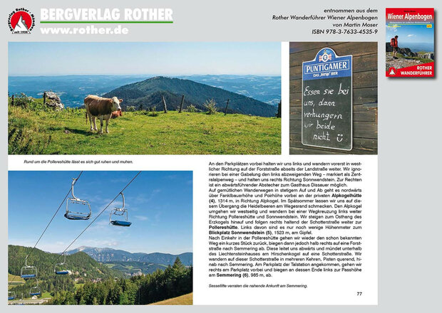 Rother - Wiener Alpenbogen wandelgids