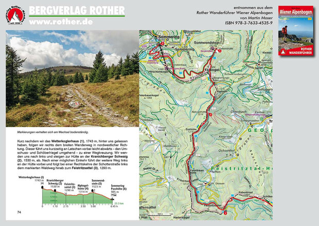 Rother - Wiener Alpenbogen wandelgids