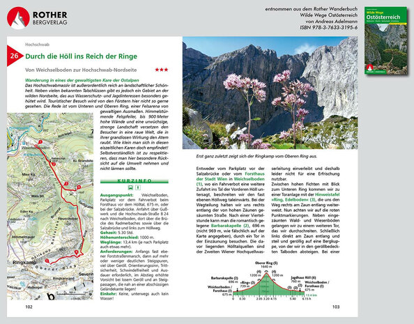 Rother - Wilde Wege Österreich wandelboek