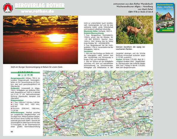 Rother - Wochenendtouren Allgäu-Vorarlberg wandelboek