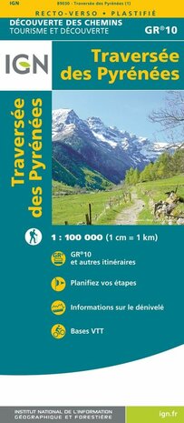 IGN - GR10 Traversee des Pyrenees