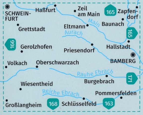 Kompass - WK 167 Nördlicher Steigerwald - Bamberg