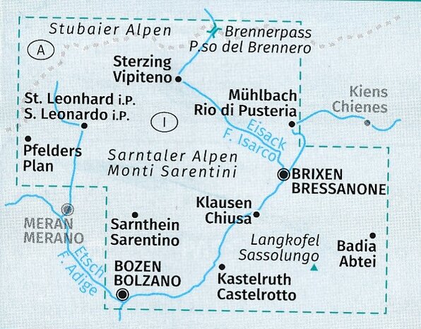 Kompass - WK 699 Südtirol (4 kaarten)