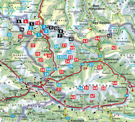 Rother - Glockner-Region wandelgids