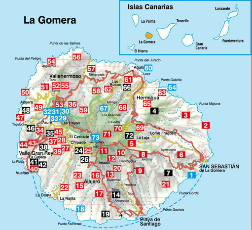 Rother - La Gomera wandelgids