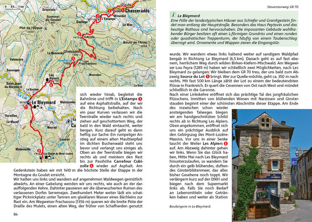 Rother - Cevennen - Stevensonweg GR 70 wandelgids