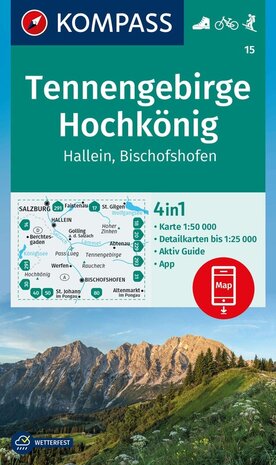 Kompass - WK 15 Tennengebirge - Hochkönig