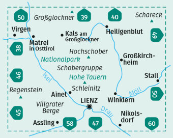 Kompass - WK 48 Lienz - Schobergruppe