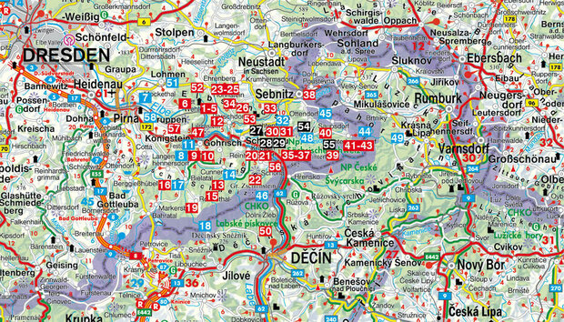 Rother - Elbsandsteingebirge wandelgids