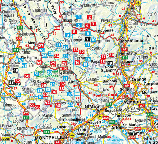 Rother - Cevennen - Ardèche wandelgids