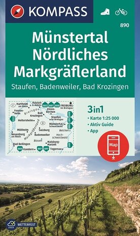 Kompass - WK 890 Münstertal - Nördliches Markgräflerland