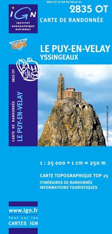 IGN - 2835OT Le Puy-en-Velay - Yssingeaux