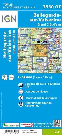 IGN - 3330OT Bellegarde-sur-Valserine