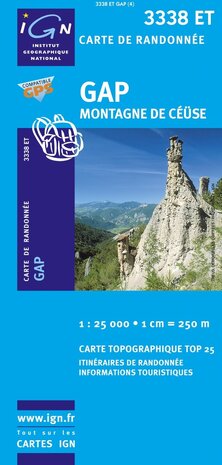 IGN - 3338ET Gap - Montagne de Céüse