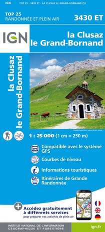 IGN - 3430ET La Clusaz - Grand-Bornand