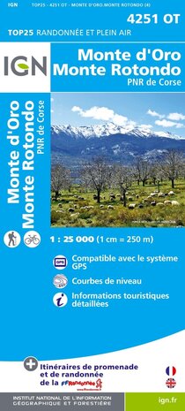 IGN - 4251OT Monte d'Oro - Monte Rotondo