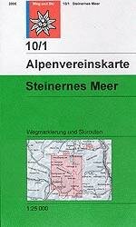 OeAV - Alpenvereinskarte 10/1 Steinernes Meer (Weg + Ski)