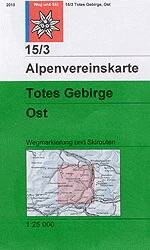 OeAV - Alpenvereinskarte 15/3 Totes Gebirge Ost (Weg + Ski)