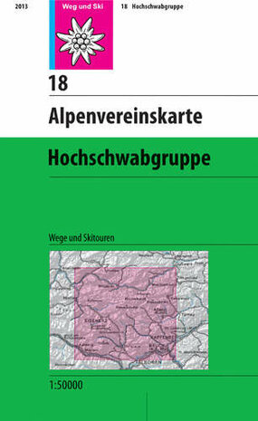 OeAV - Alpenvereinskarte 18 Hochschwabgrupper (Weg + Ski)