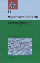 OeAV - Alpenvereinskarte 28 Verwallgruppe (Weg)