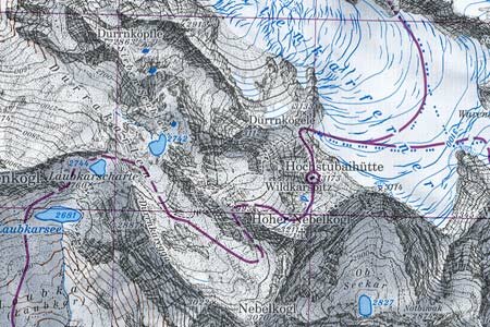 OeAV - Alpenvereinskarte 31/1 Stubaier Alpen, Hochstubai (Ski)