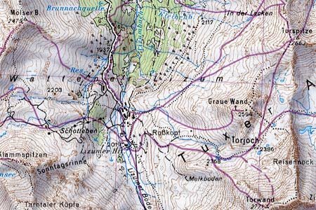 OeAV - Alpenvereinskarte 31/5 Innsbruck, Umgebung (Ski)