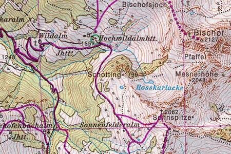 OeAV - Alpenvereinskarte 34/2 Kitzbühler Alpen, Ost (Ski)