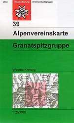 OeAV - Alpenvereinskarte 39 Granatspitzgruppe (Weg)