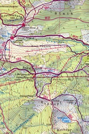 OeAV - Alpenvereinskarte 7/1 Tegernsee, Schliersee, Mangfallgebirge (Weg + Ski)