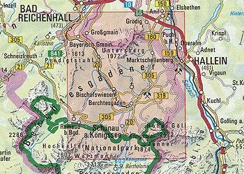 OeAV - Alpenvereinskarte BY22, Berchtesgaden, Untersberg (Weg + Ski)