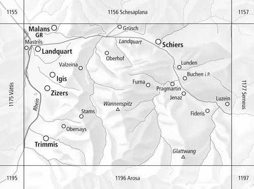 Swisstopo - 1176 Schiers