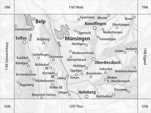 Swisstopo - 1187 Münsingen