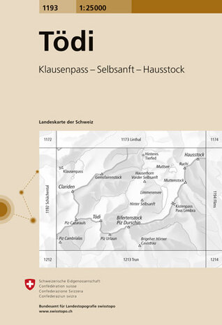 Swisstopo - 1193 Tödi