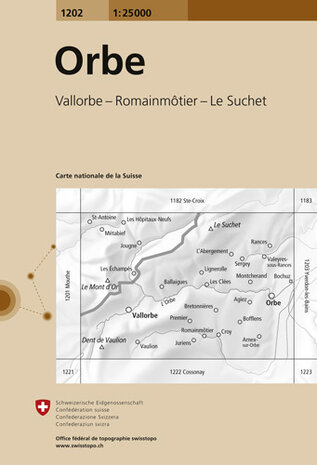 Swisstopo - 1202 Orbe