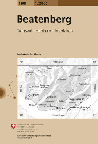Swisstopo - 1208 Beatenberg
