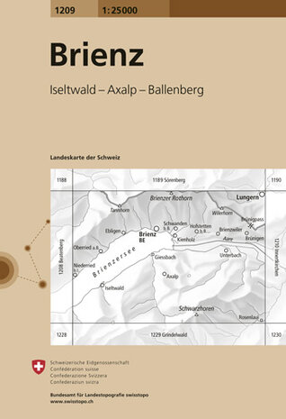 Swisstopo - 1209 Brienz