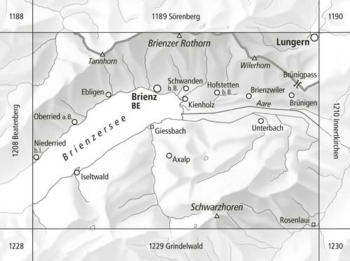 Swisstopo - 1209 Brienz