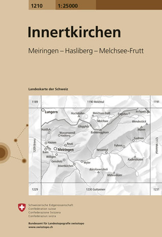 Swisstopo - 1210 Innertkirchen